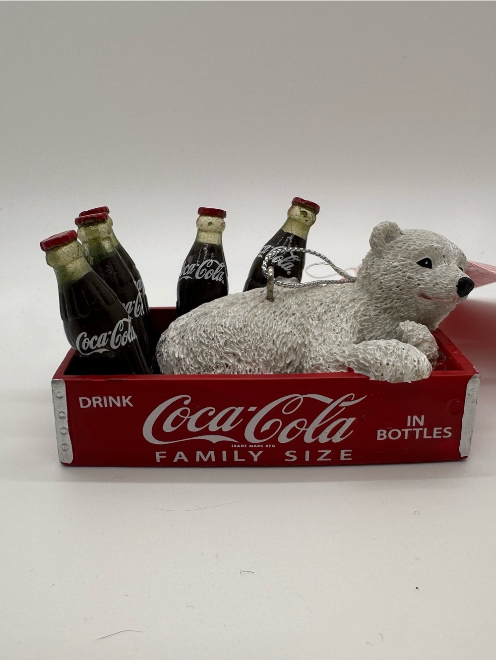 Coca-Cola Red Crate with Polar Bear and Bottles
